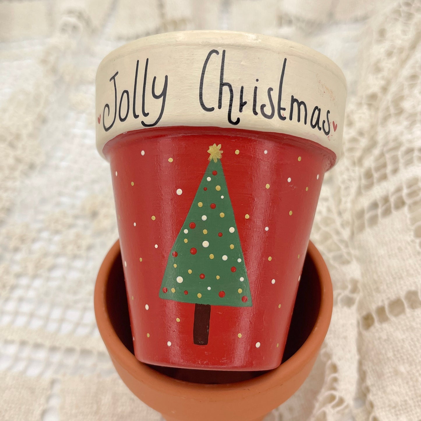 Crimson Christmas Tree